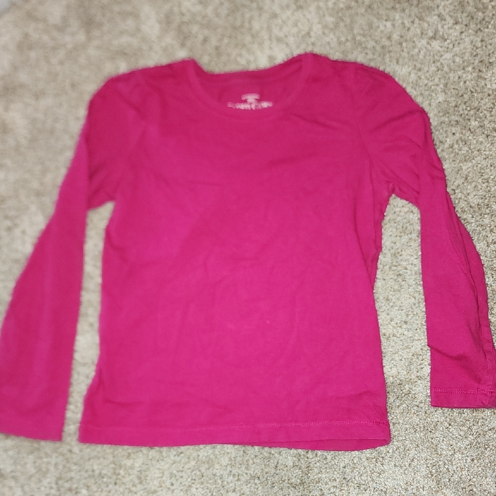 Faded Glory Pink Long Sleeve Tee